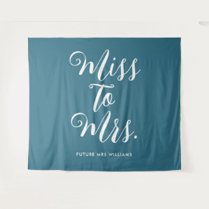 Tapete De Parede Senhora para Sra. Banner Retro Moderno Despedida d