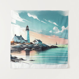 Tapete De Parede Serenidade costeira na margem de Beacon