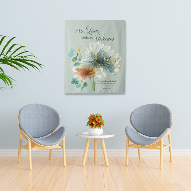 Tapete De Parede Seu Amor Defende A Escritura Verde Para Sempre (Criador carregado)