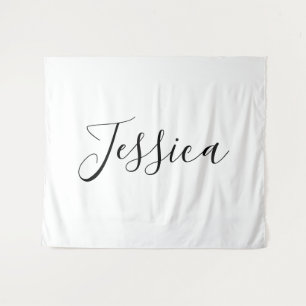 Tapete De Parede Seu nome   Script Elegante