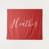 Seu Script Branco Personalizado em Vermelho