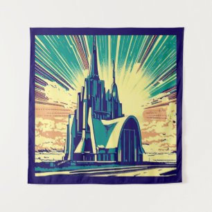 Tapete De Parede SF Futurística Igreja 3