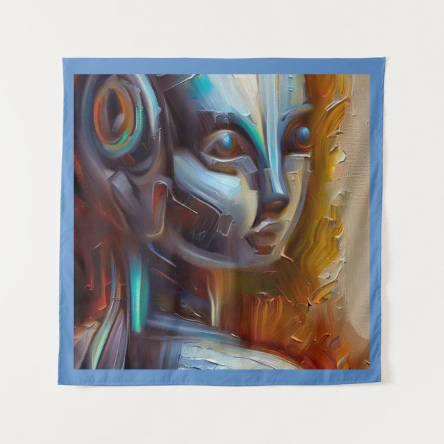 Tapete De Parede SF - Herói de Inteligência Artificial 3 (Frente)