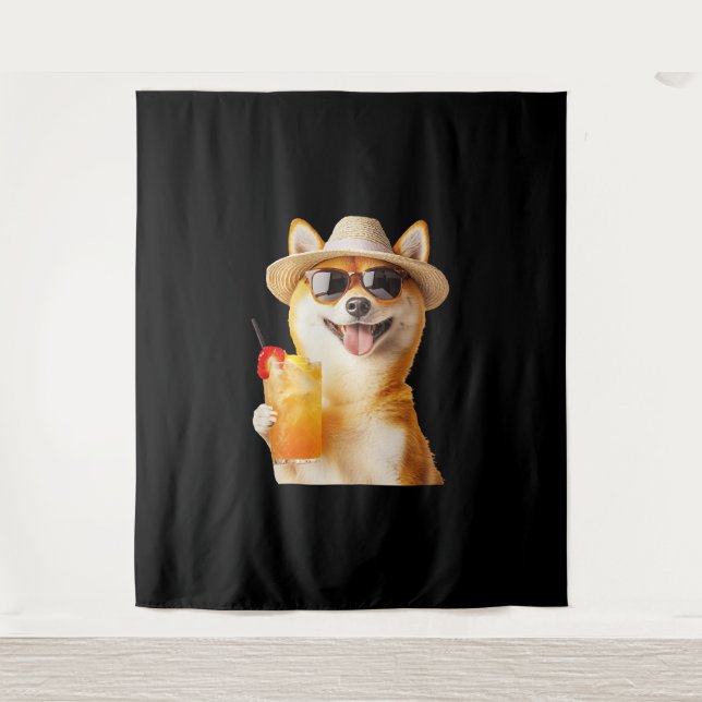 Tapete De Parede Shiba Inu (Frente)