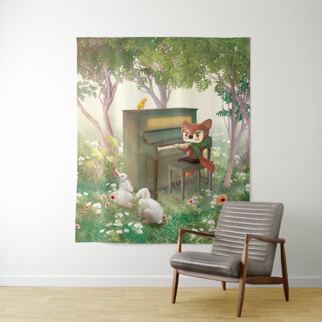Tapete De Parede Show do Piano Florestal (In Situ)