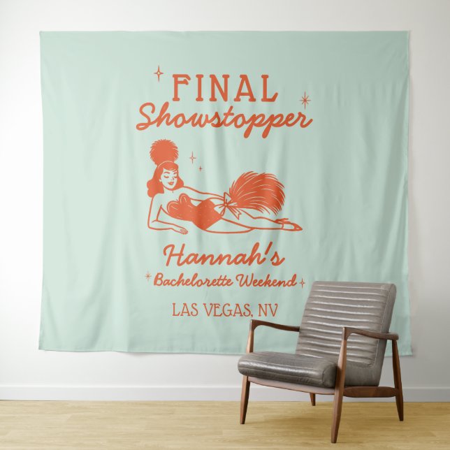 Tapete De Parede Showgirl Final Showstopper Bachelorette Backdrop (In Situ (Horizontal))