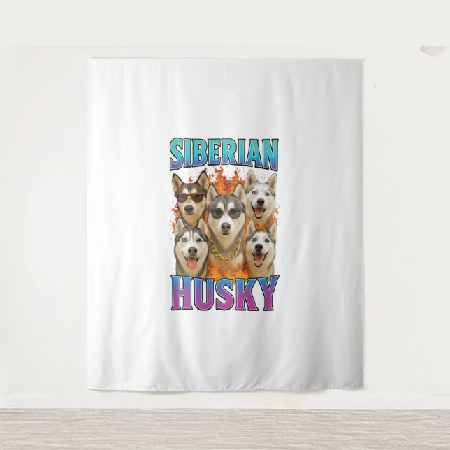 Tapete De Parede Siberian Husky (Frente)
