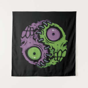 Tapete De Parede Sigla de Zombie Yin Yang