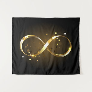 Tapete De Parede Símbolo Infinity do ouro