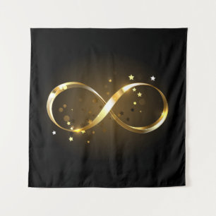 Tapete De Parede Símbolo Infinity do ouro