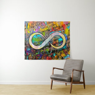 Tapete De Parede Símbolo Infinity Neurodiversidade de Sensibili