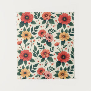 Tapete De Parede Simetria Floral Clássica