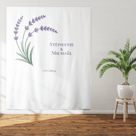Tapete De Parede Simple Lavender Wedding Photo Booth Backdrop