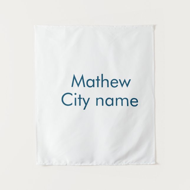 Tapete De Parede simples letra inicial monograma adicionar sua letr (Frente)