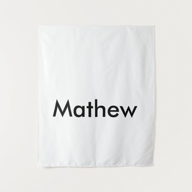 Tapete De Parede simples letra inicial monograma adicionar sua letr (Frente)