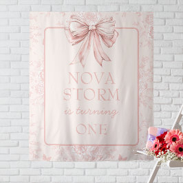 Tapete De Parede Sinal de boas-vindas personalizado do Whimsy Toile