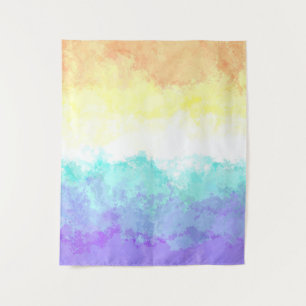 Tapete De Parede Sinalizador do Orgulho abstrato Genderfaun