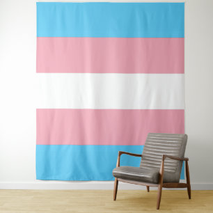 Tapete De Parede Sinalizador do Orgulho Transgênero Vertical
