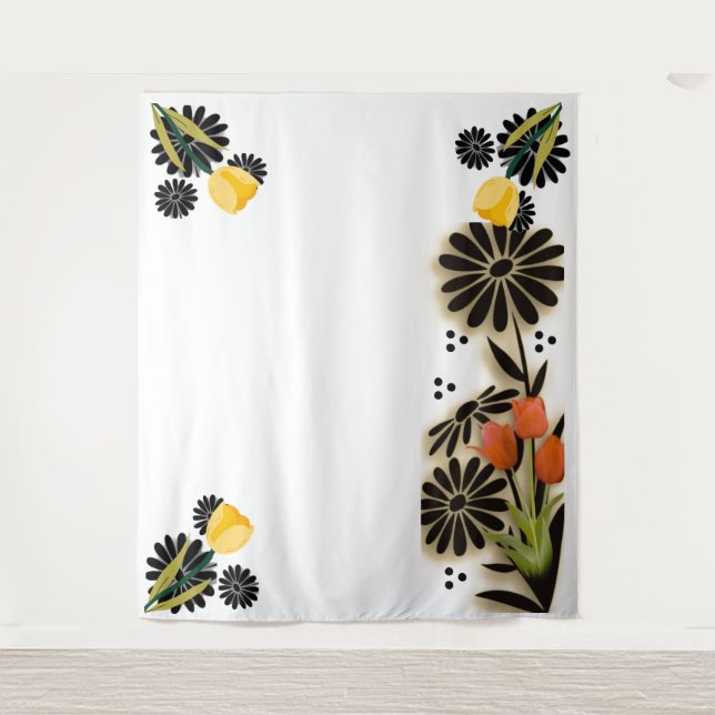 Tapete De Parede Sinfonia Floral (Frente)