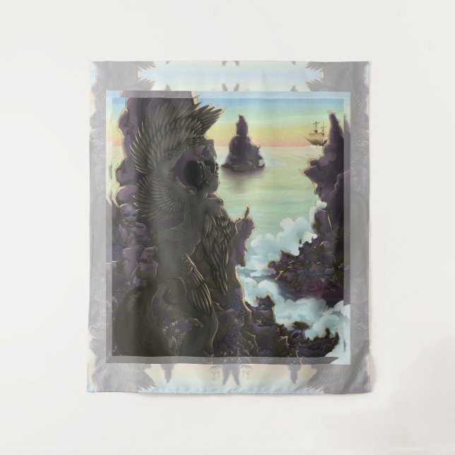 Tapete De Parede Siren Stones (Frente)