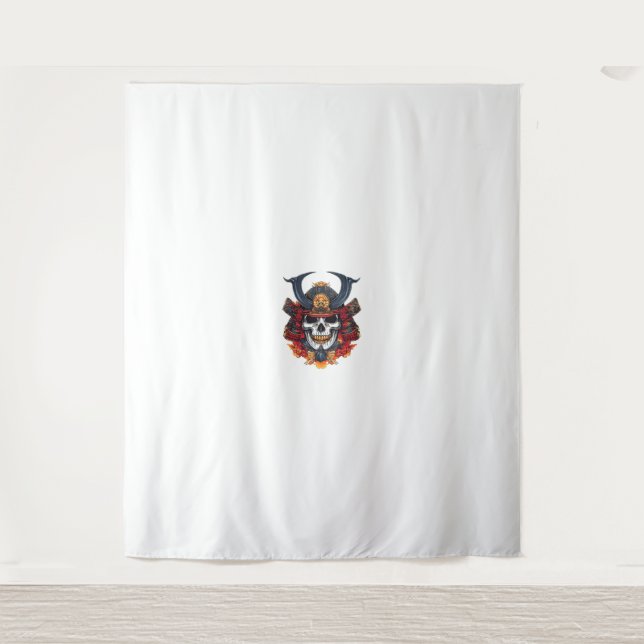 Tapete De Parede Skull Samurai Mask (Frente)