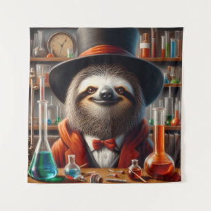 Tapete De Parede Sloth Mad Scientist