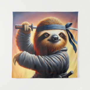 Tapete De Parede Sloth Ninja