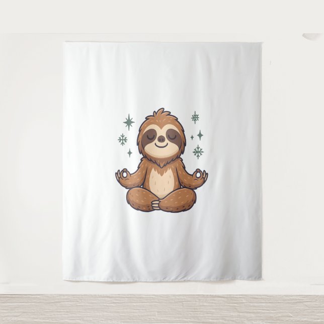 Tapete De Parede Sloth Yoga Sloth (Frente)