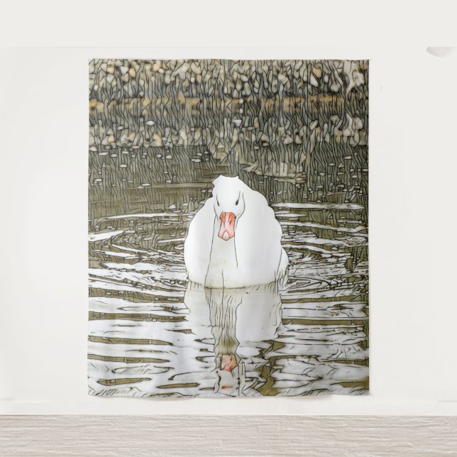 Tapete De Parede SmartMix Animal- Swan (Frente)