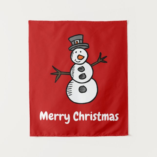 Tapete De Parede Snowman (Frente)