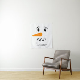 Tapete De Parede Snowman Confusa Face Frosty