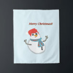 Tapete De Parede Snowman. Merry Christmas.<br><div class="desc">Boneco de neve fofo e divertido!!Alegria do Natal em seu lar!!</div>