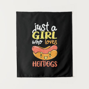 Tapete De Parede Só Uma Garota Que Ama O Cão De Dachshund