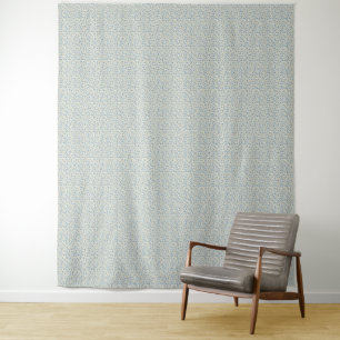 Tapete De Parede Sofisticado Rosebud Vintage Pat Dusty Blue dos ano