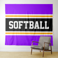 SOFTBOL Listras Corridas Roxo Brilhante Preto Lara
