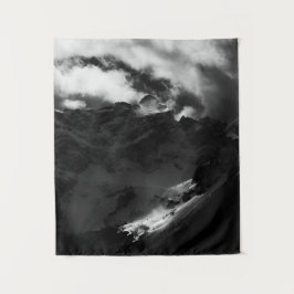 Tapete De Parede Sol brilhando na montanha majestosa