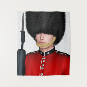 Tapete De Parede Soldado da Guarda Real Britânica Arte de Londres