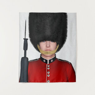 Tapete De Parede Soldado da Guarda Real Britânica Arte de Londres