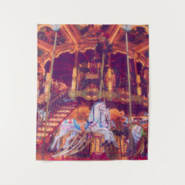 Tapete De Parede sonho infantil - carrossel antigo