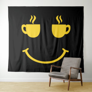 Tapete De Parede Sorriso de Xícara de Café