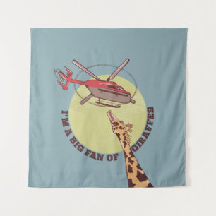 Tapete De Parede Sou um grande fã de girafas