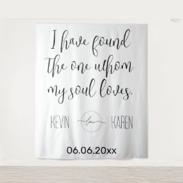 Tapete De Parede Soulful Union Customizable Wedding Backdrop