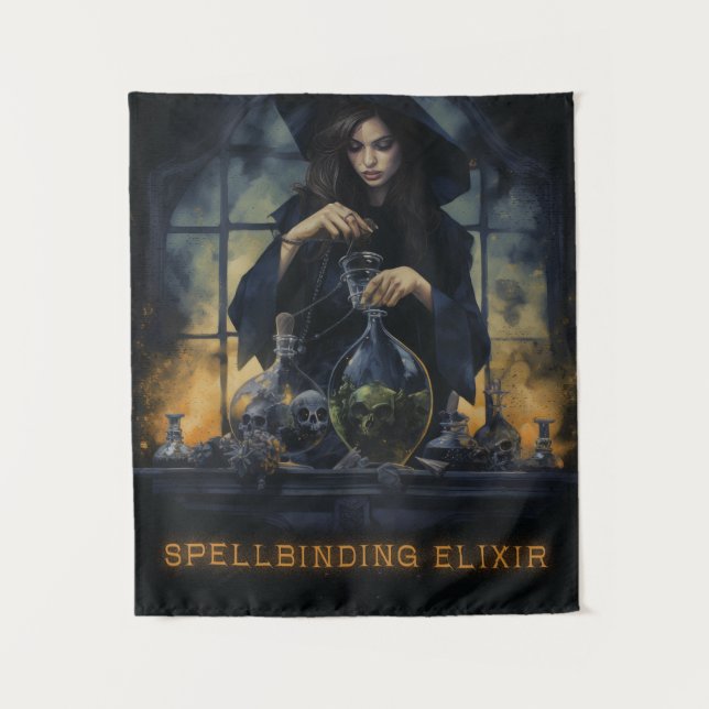 Tapete De Parede Spellbinding Elixir Witch (Frente)