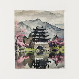 Tapete De Parede Spring Castle Wall Scroll