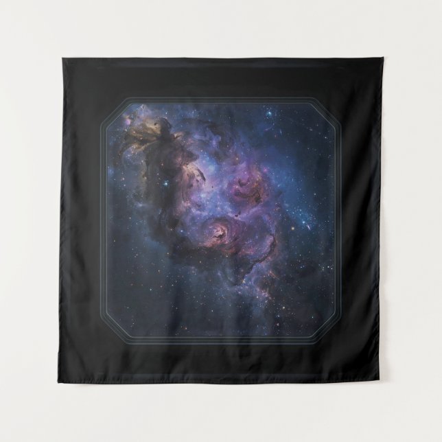 Tapete De Parede Square Spaceship Window Space View (Frente)