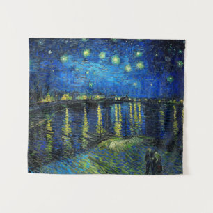Tapete De Parede Starry Night Over the Rhone por Vincent Van Gogh