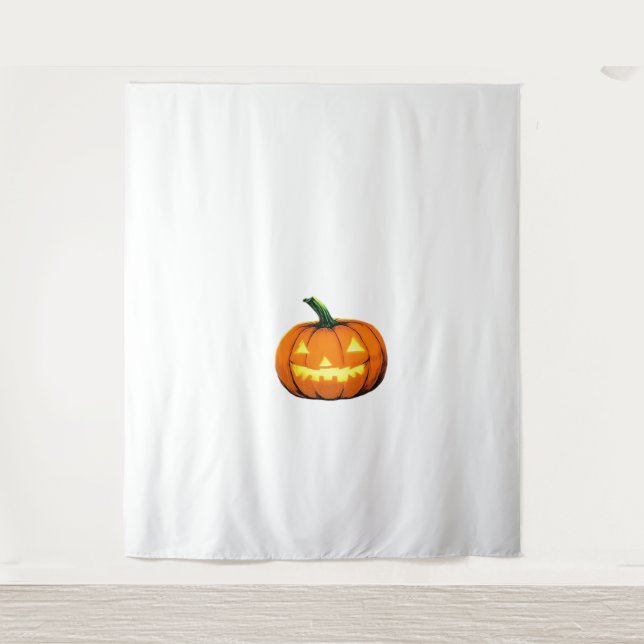 Tapete De Parede Starry Night Pumpkin Halloween Van Gogh Thanksgivi (Frente)