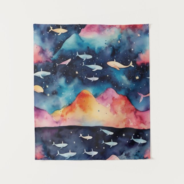 Tapete De Parede Starry Seascape (Frente)
