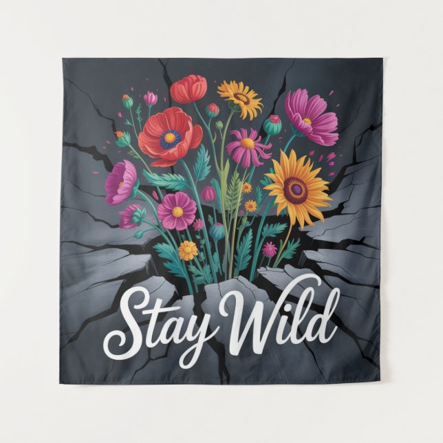 Tapete De Parede Stay Wild (Frente)