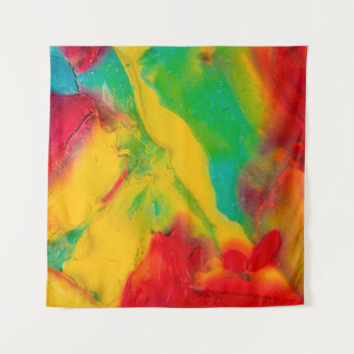 Tapete De Parede strokes of multi-colored paint close-upabstract,ar